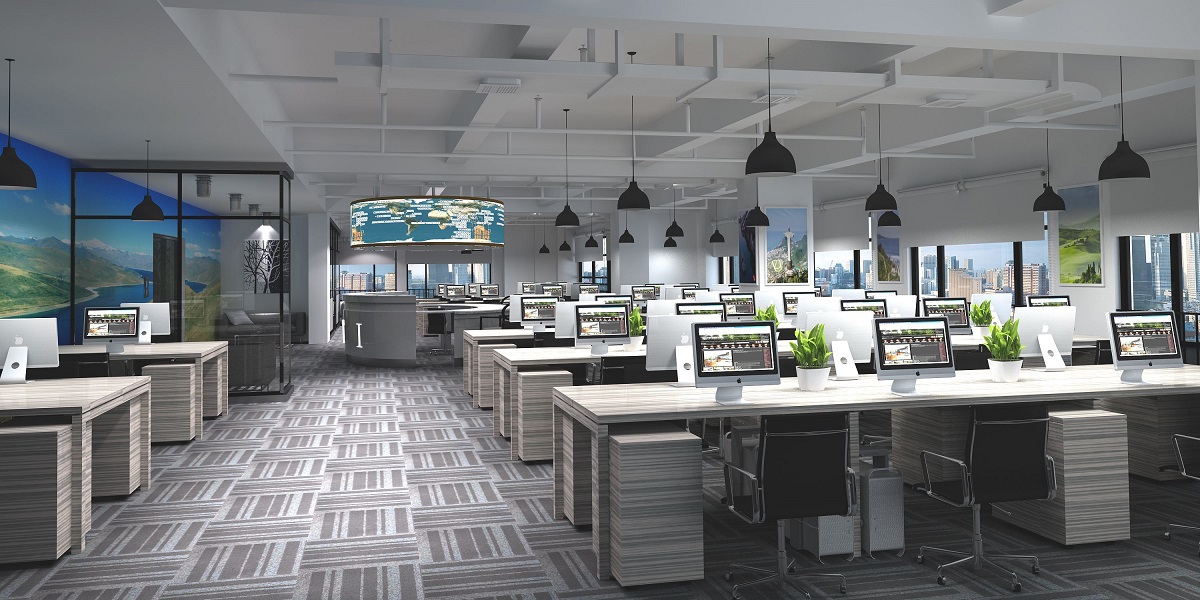 上海紡織品公司上海松江區辦公室裝修工程