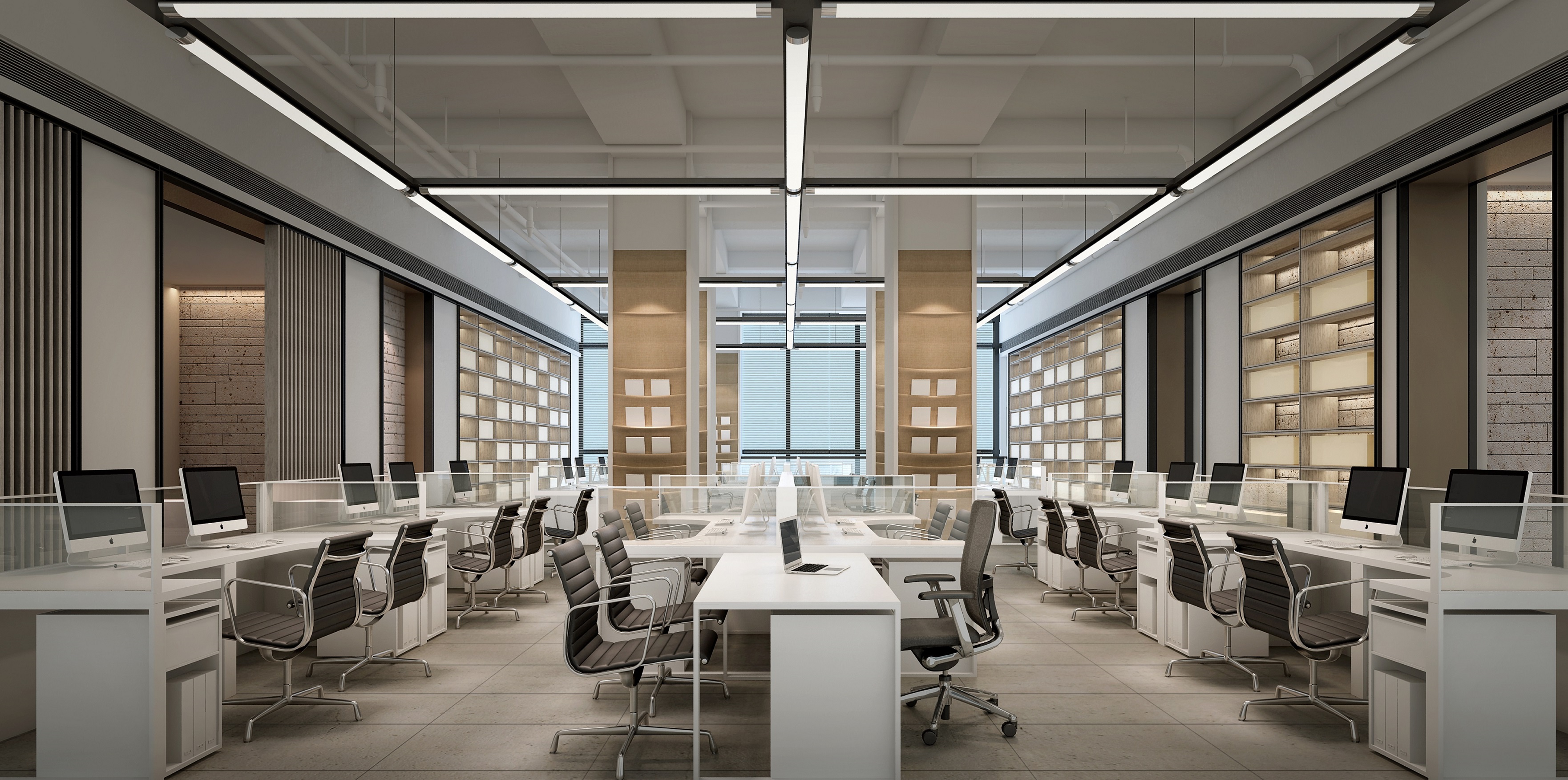 上海房地產公司上海閔行區辦公室裝修